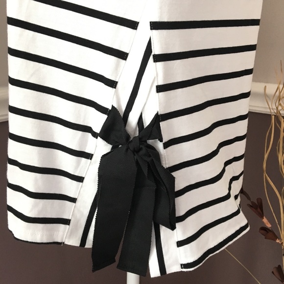 Joe Fresh Striped Shirt with Side Bows Size Large - Picture 3 of 6